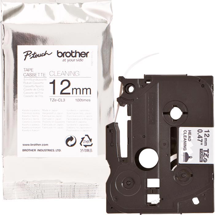 Brother Reinigingstape P-Touch 12mm 2,5m