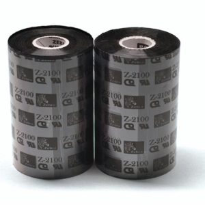ZEBRA Ribbon Flat Head 2100 156mm 450m OUT Zwart 12st