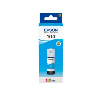 EPSON Inkttank 104 Cyaan 65ml 1st
