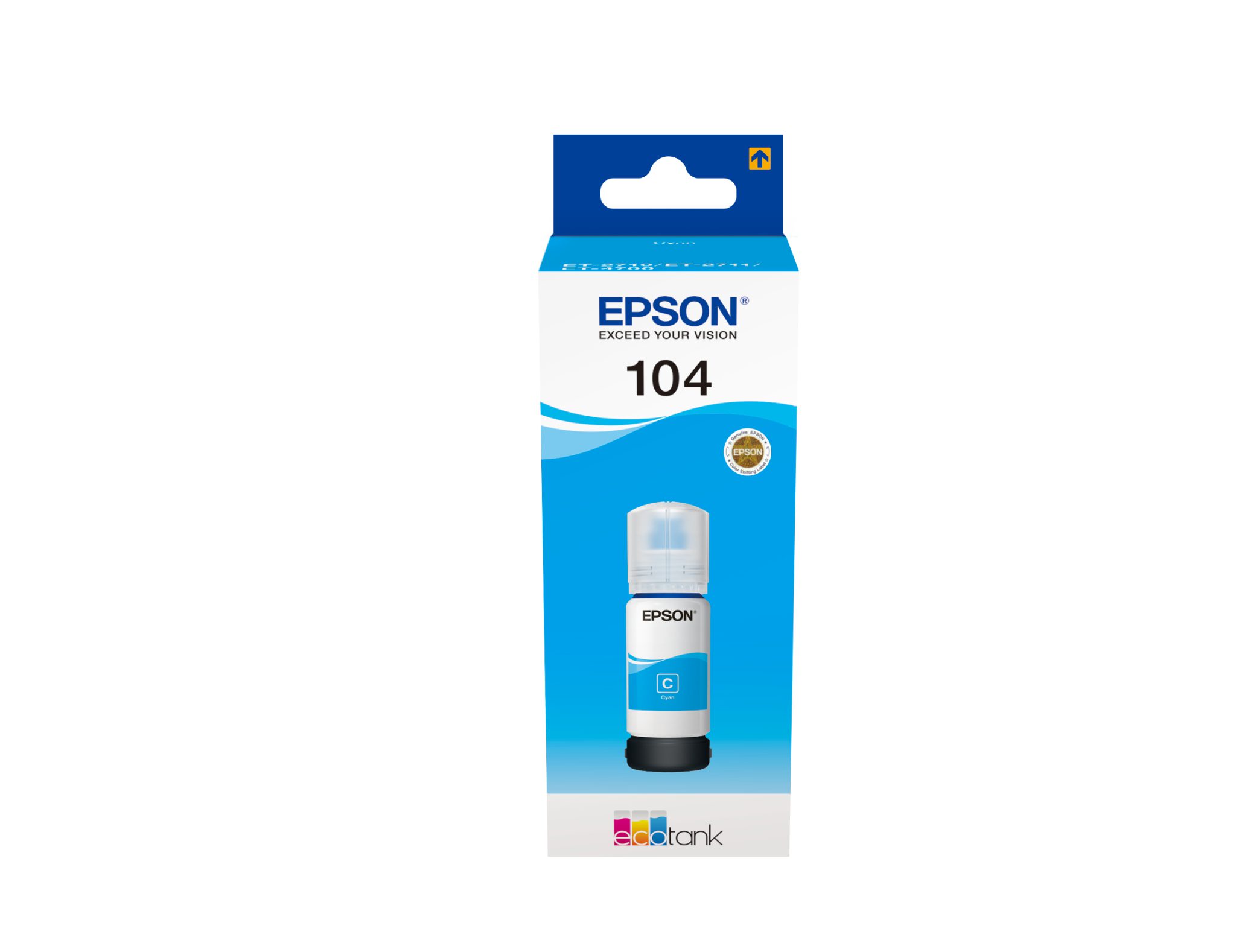 EPSON Inkttank 104 Cyaan 65ml 1st