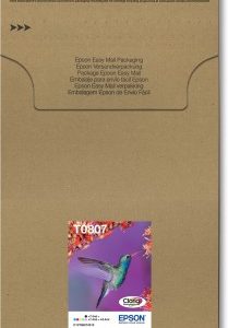 Epson t0807 inktcartridge zwart en vijf kleuren standard cap