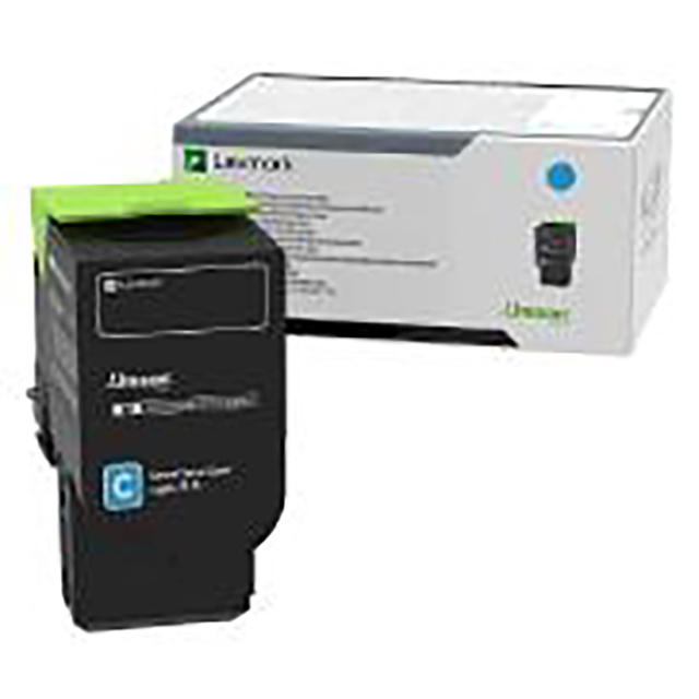 78C0X20 - LEXMARK Toner Cartridge Cyaan 5.000vel 1st