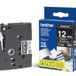 Brother Lettertape Gelamineerd P-Touch Wit Zwart 24mm 15.4m