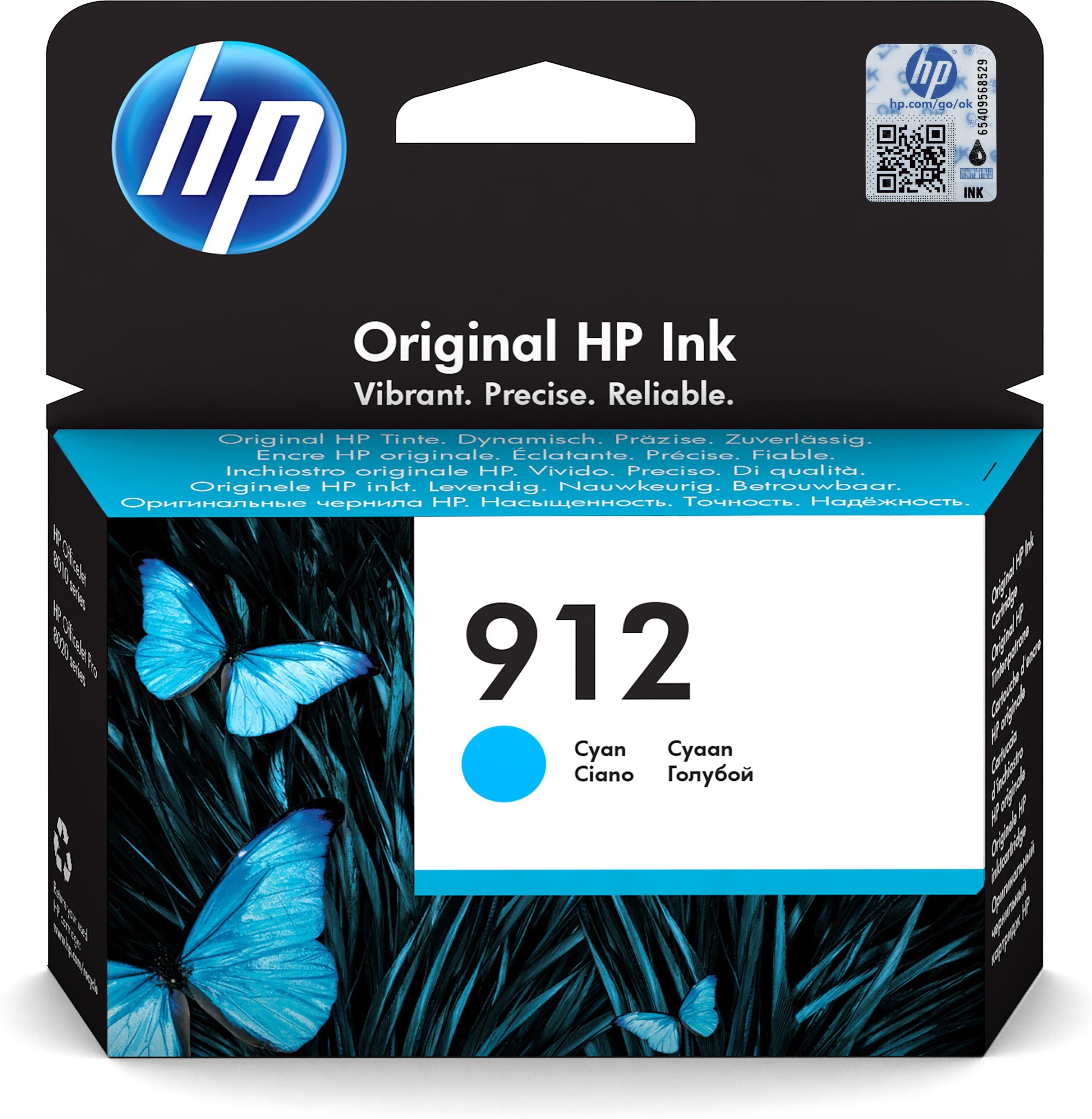 Hp 912 cyan ink cartridge
