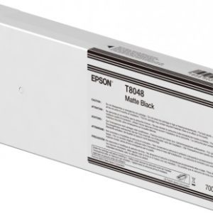 Epson singlepack matte black t804800 ultrachrome hdx/hd 700ml