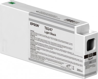 Epson singlepack light black t824700 ultrachrome hdx/hd 350ml