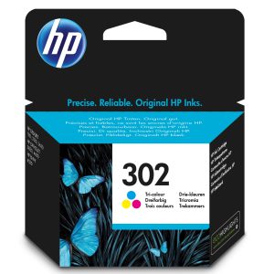 HP Inkt Cartridge 302 Cyaan & Magenta & Yellow 4ml 1st