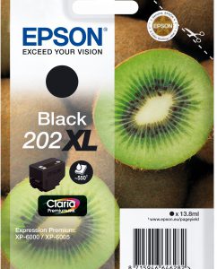 Epson 202xl black ink cartridge (with security)