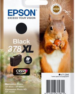 Epson 378xl black ink cartridge (with security)