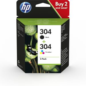 HP Inkt Cartridge 304 Black & Cyaan & Magenta & Yellow Combipack