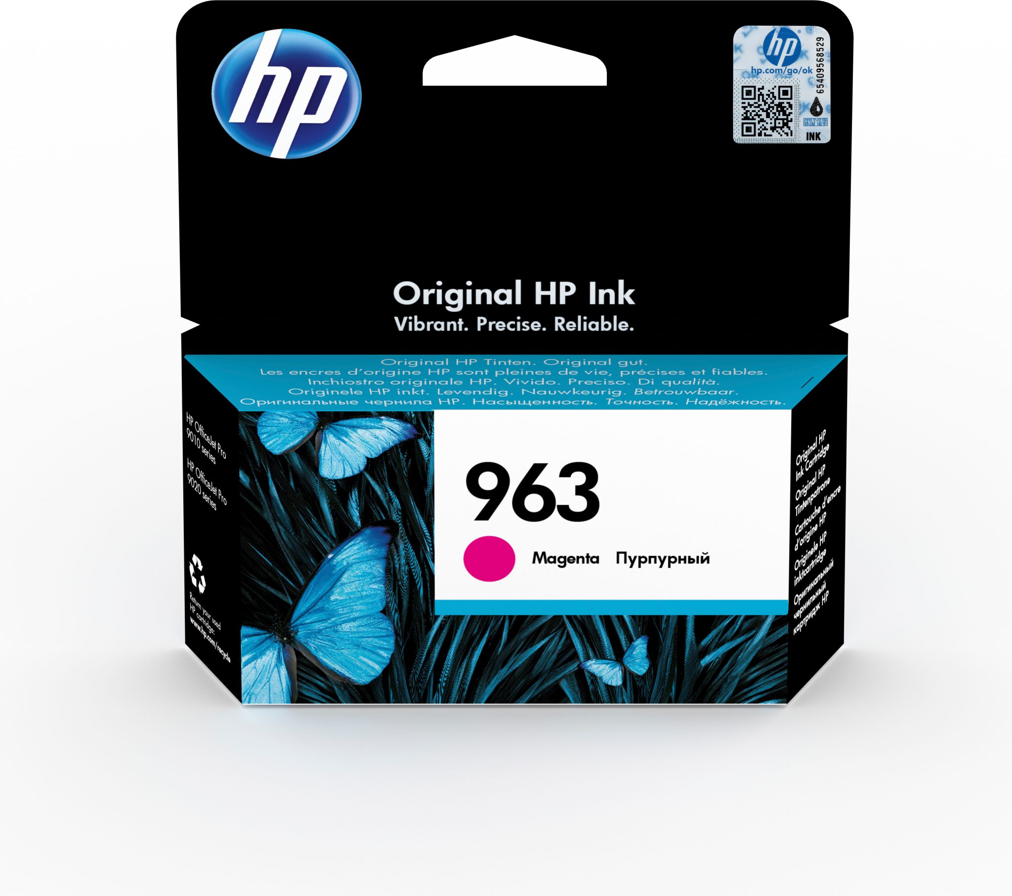 Hp 963 magenta original ink cartridge