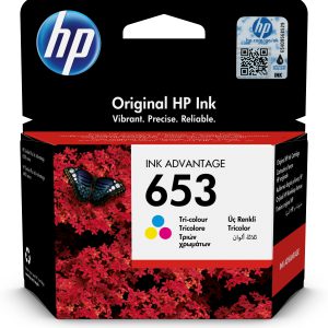 HP 653 Tri-color Original Ink Advantage Cartridge