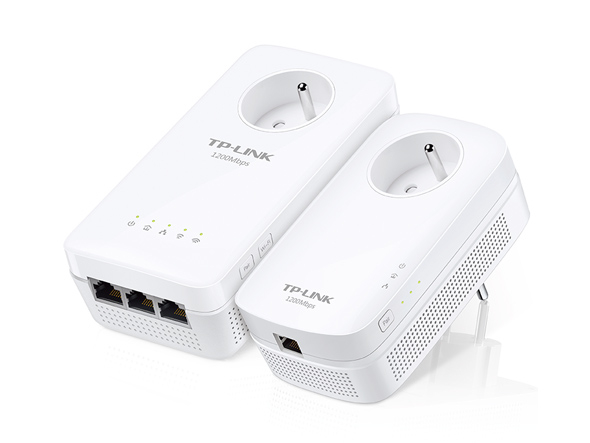 AV1300 Passthrough Powerline Wi-Fi KIT Qualcomm AC1200 Wi-Fi 867Mbps at 5GHz + 300Mbps at 2.4GHz