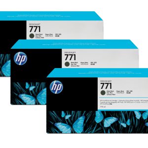 HP 771 3-pack mat zwart