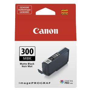 Canon PFI-300MBK mat zwart