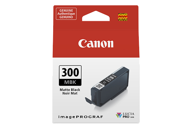 Canon PFI-300MBK mat zwart