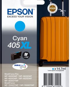 EPSON Singlepack Cyan 405XL DURABrite Ultra Ink