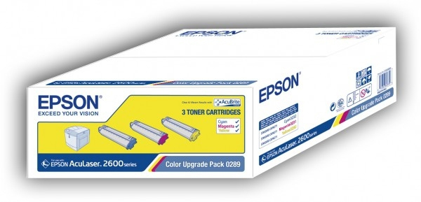 EPSON AcuLaser 2600 toner drie kleuren standard capacity 2.000 pagina s multipack