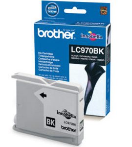 BROTHER LC970BKBPDR black ink blisterpack for DCP-135C/150C and MFC-260C - 350 pages
