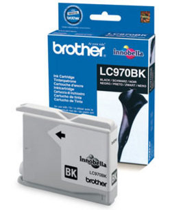 BROTHER LC970BKBPDR black ink blisterpack for DCP-135C/150C and MFC-260C - 350 pages