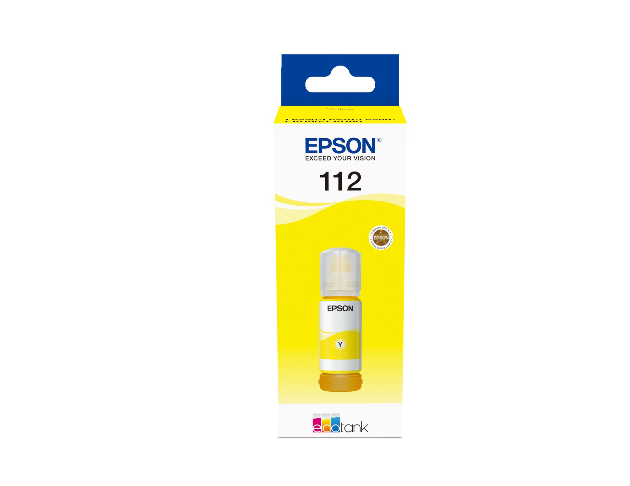 EPSON 112 EcoTank Pigment Yellow ink bottle