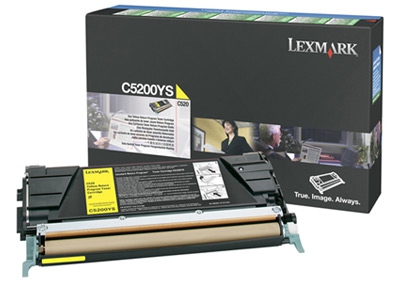 LEXMARK Toner Cartridge Yellow 1.500vel 1 Pack