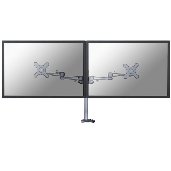 FPMA-D935DG - NEWSTAR Monitorarm 25-65cm 2 Schermen Zilver