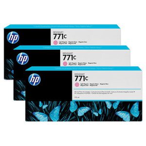 HP Inkt Cartridge 771C Light Magenta 775ml 3st