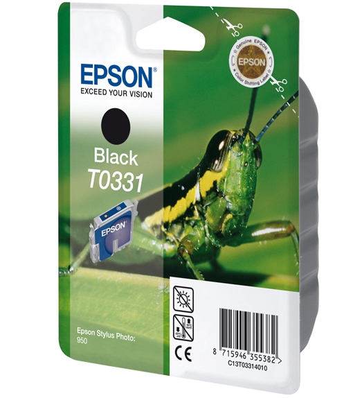 C13T03314010 - EPSON Inkt Cartridge T033 Black 17ml 1st