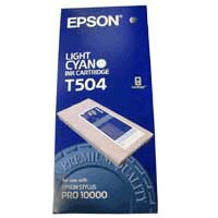 EPSON Inkt Cartridge T504 Light Cyaan 500ml 1st