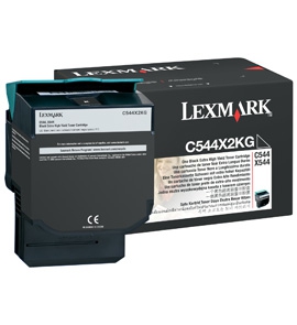 C544X2KG - LEXMARK Toner Cartridge Black 6.000vel 1st