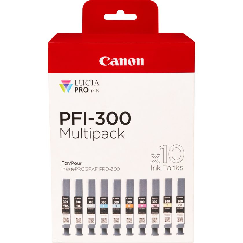 CANON PFI-300 MBK/PBK/C/M/Y/PC/PM/R/GY/CO Multi Pack
