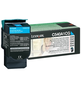 C540A1CG - LEXMARK Toner Cartridge Cyaan 1.000vel 1st