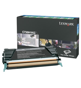 LEXMARK Toner Cartridge Black 12.000vel 1 Pack