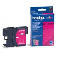 Brother LC-1100HYMBP Magenta High Yieldfor MFC-6490CW / DCP-6690CW Inktcartridges blister package