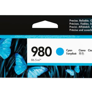 Hp 980a originele ink cartridge cyaan standard capacity 86.5ml 6.600 pagina's 1-pack office jet ente