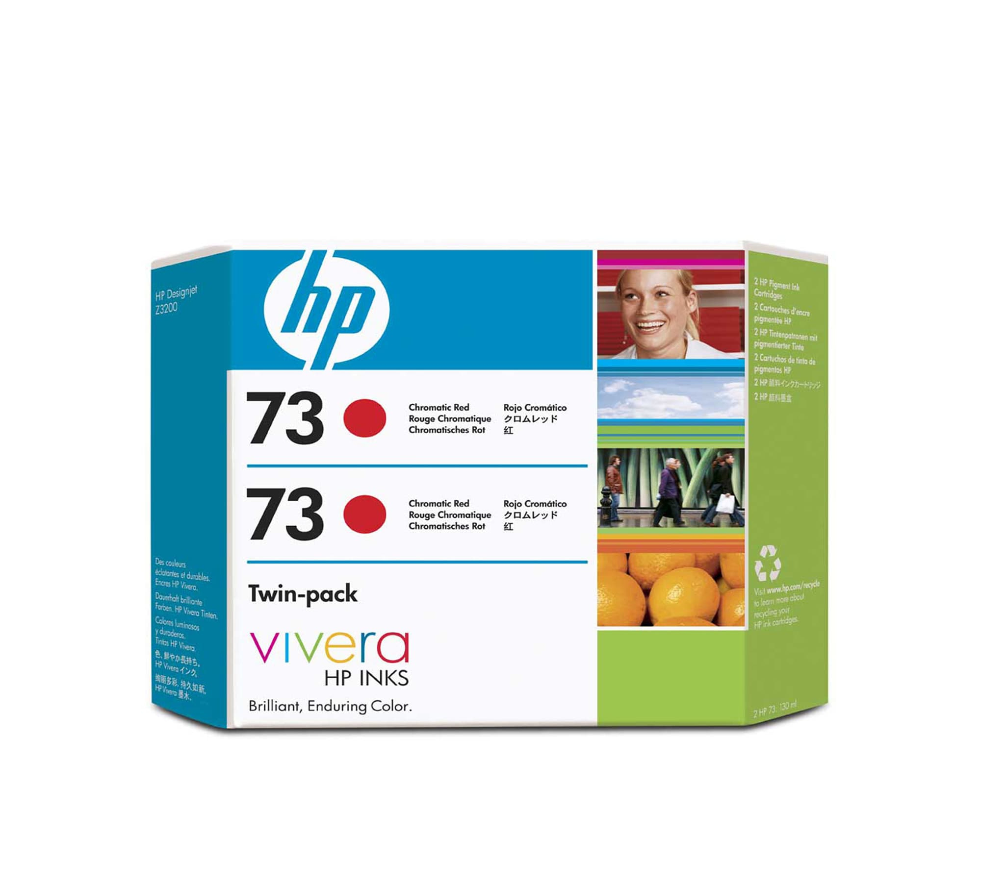 HP Inkt Cartridge 73 Red 130ml