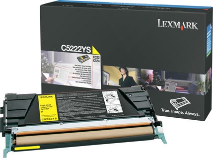 C5222YS - LEXMARK Toner Cartridge Yellow 3.000vel 1st