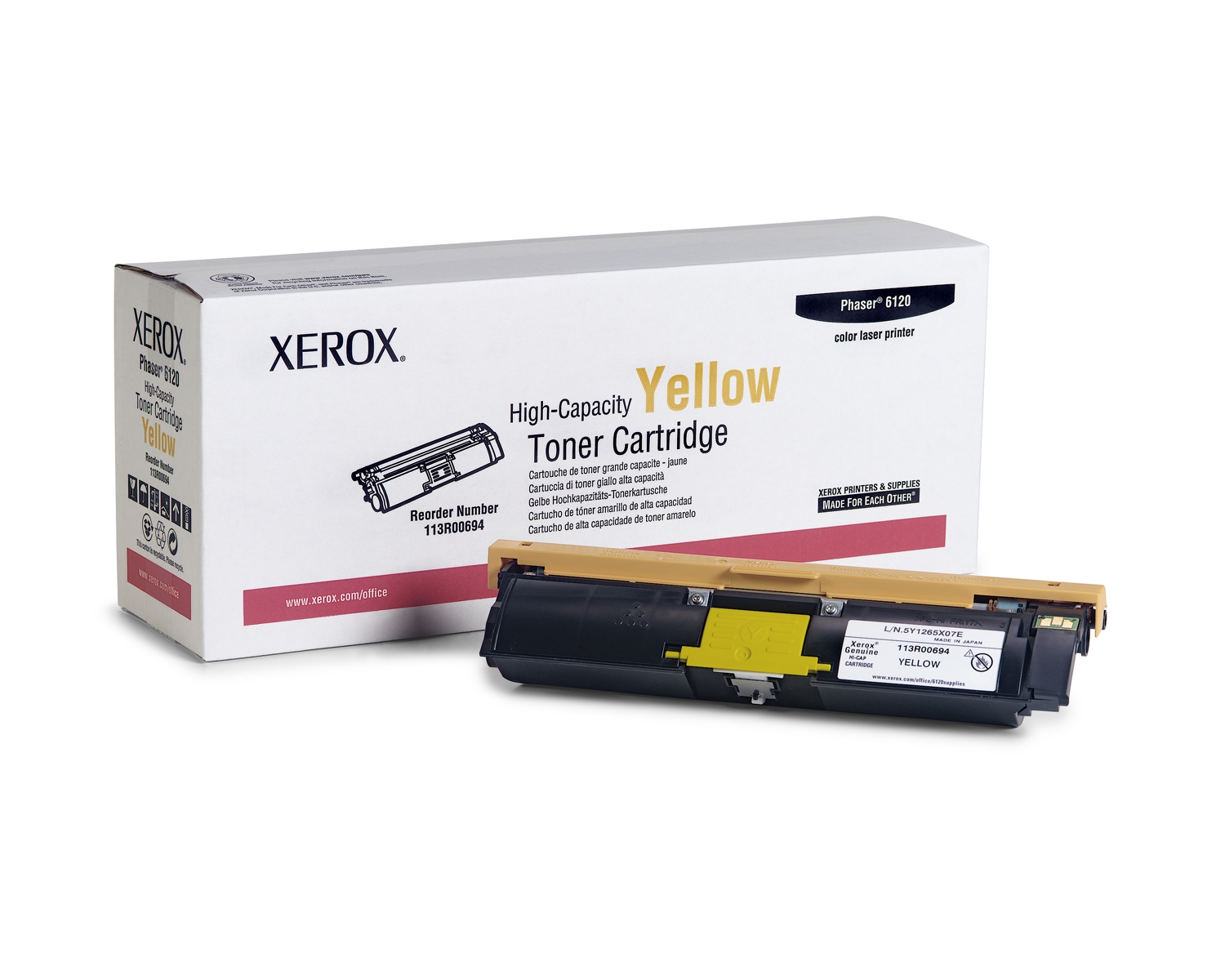 Xerox Toner Cartridge Yellow 4.500vel 1 Pack