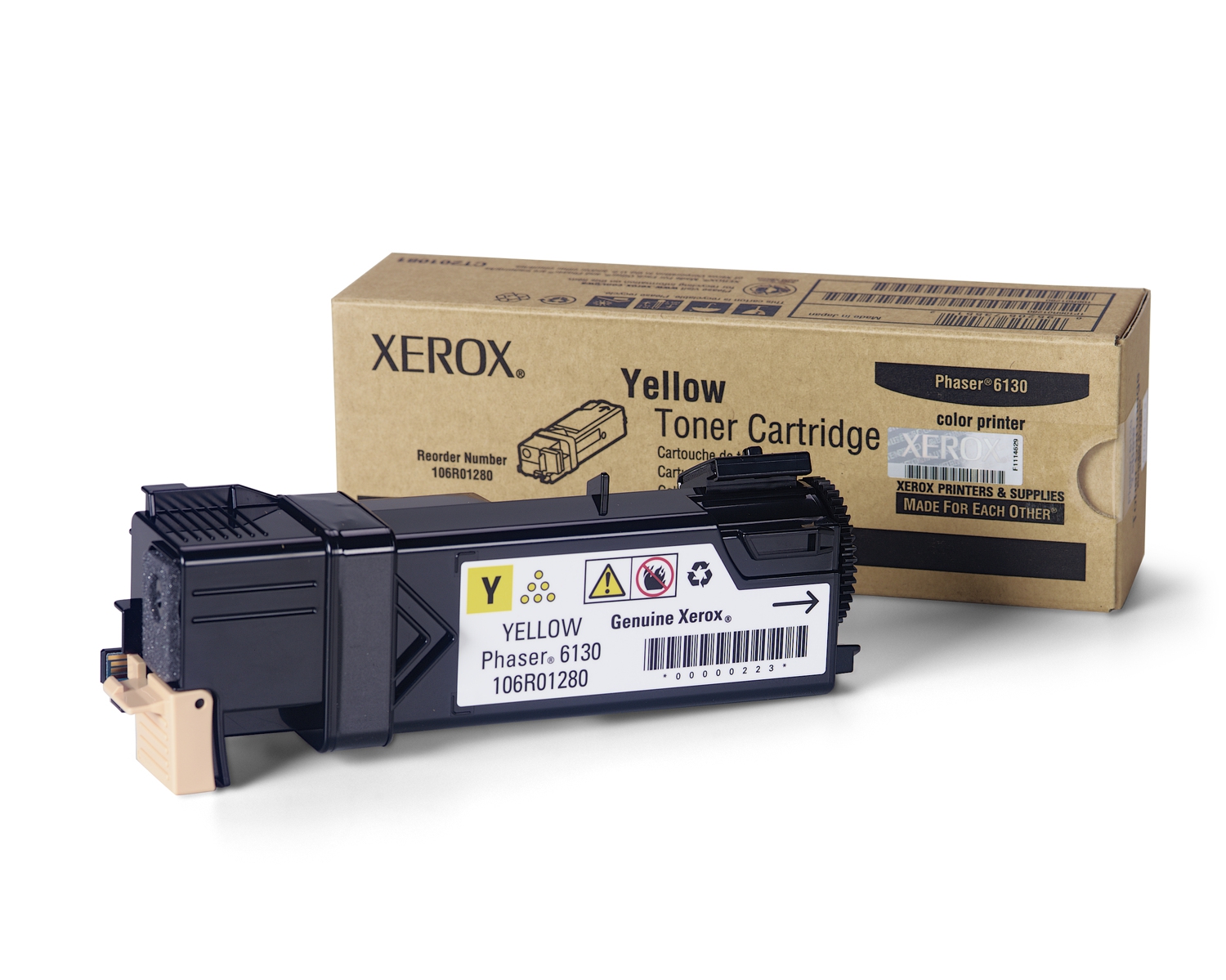 Xerox Toner Cartridge Yellow 1.900vel 1 Pack