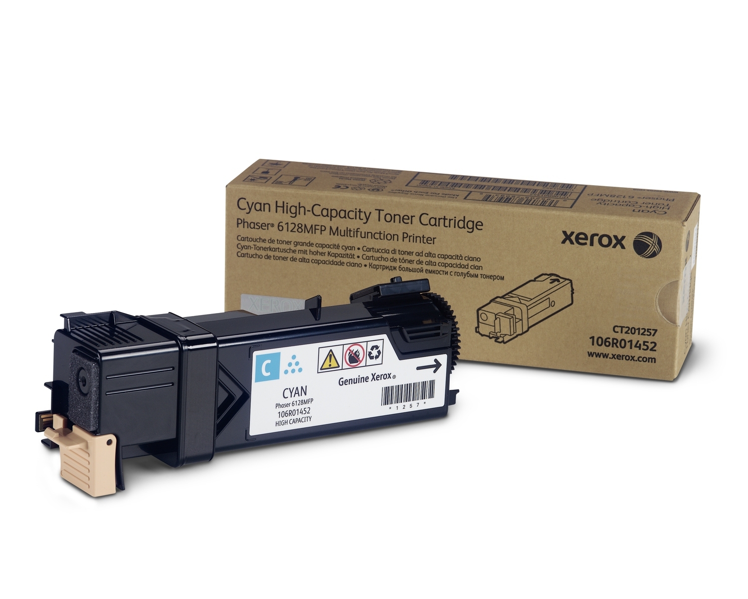 Xerox Toner Cartridge Cyaan 2.500vel 1 Pack