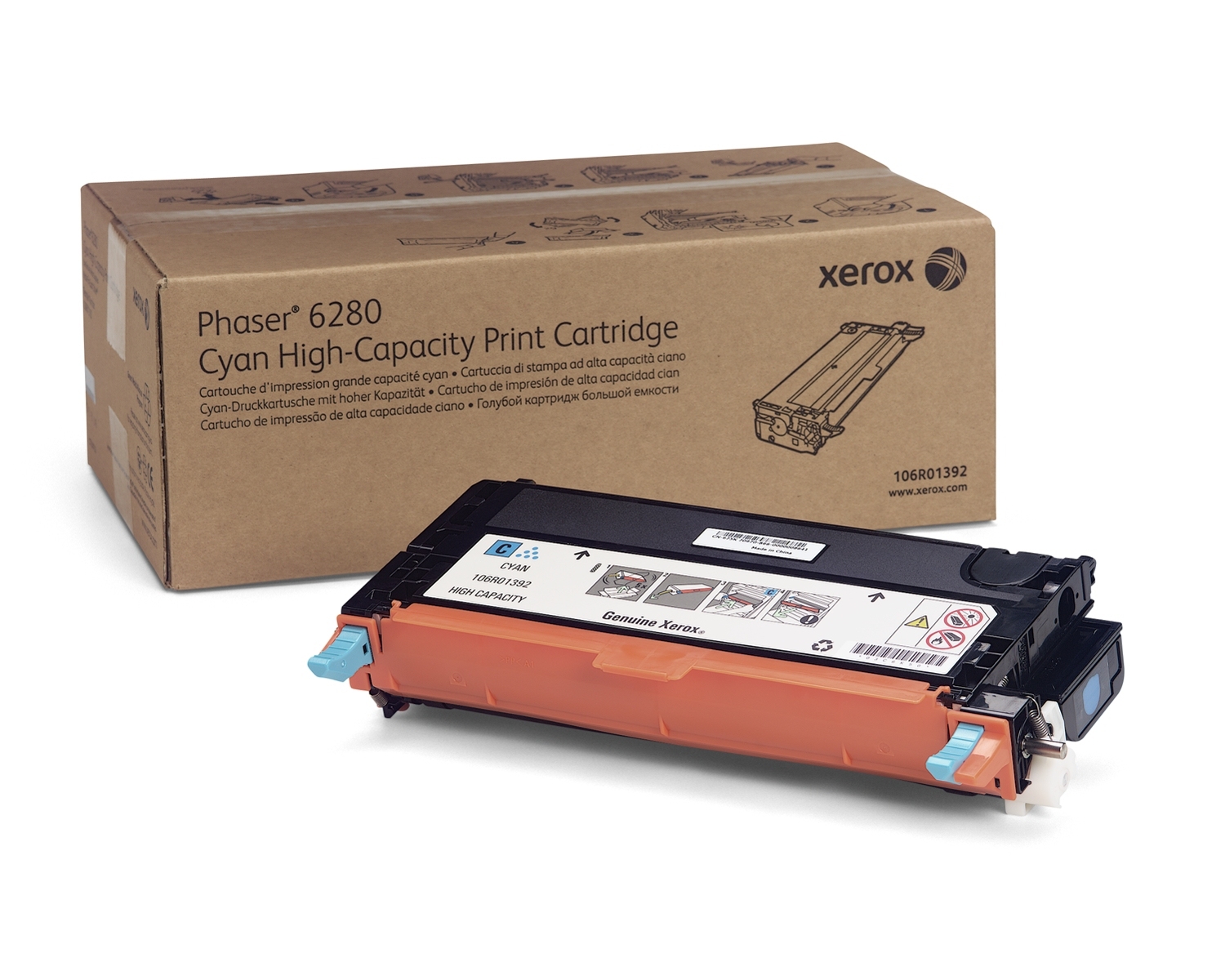 Xerox Toner Cartridge Cyaan 6.000vel 1 Pack