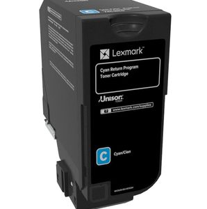 84C2HC0 - LEXMARK Toner Cartridge Cyaan 16.000vel 1st