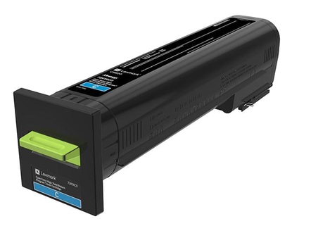 72K2XC0 - LEXMARK Toner Cartridge Cyaan 22.000vel 1st