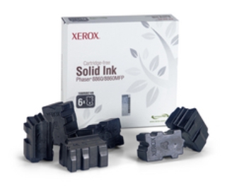 Xerox phaser 8860, 8860mfp colorstix zwart standard capacity 6 x 2.333 pagina