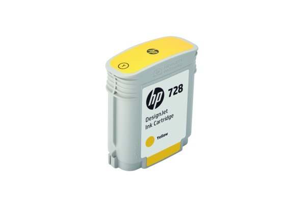 HP Inkt Cartridge 728 Yellow 40ml 1st