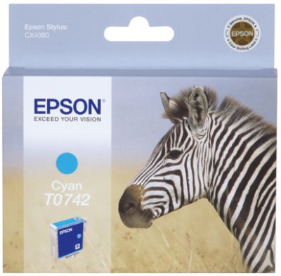 EPSON Inkt Cartridge T0742 Cyaan 5,2ml 1st