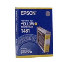 EPSON Inkt Cartridge T481 Yellow 110ml 1st