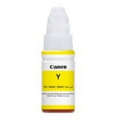 Canon gi-590bk yellow ink bottle