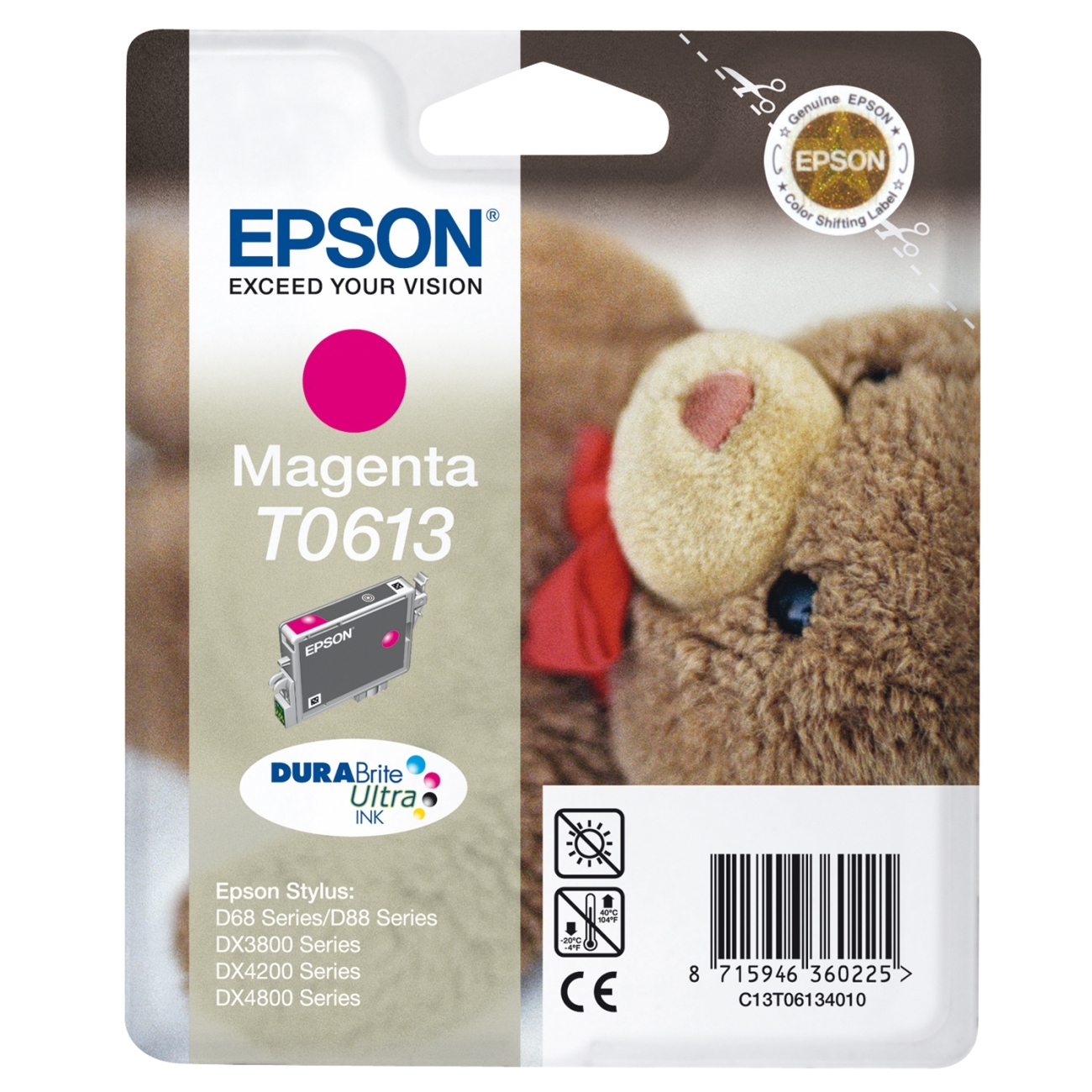 Epson stylus d68 photo edition/88/88 plus,dx3800/3850/3850plus/4200/4250/4800/4850/4850plus magenta